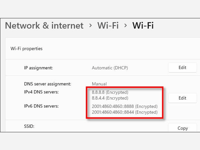 آموزش تغییر DNS در ویندوز 11