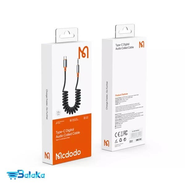 تبدیل تایپ سی به جک 3.5mm صدا مک دودو مدل CA-0900